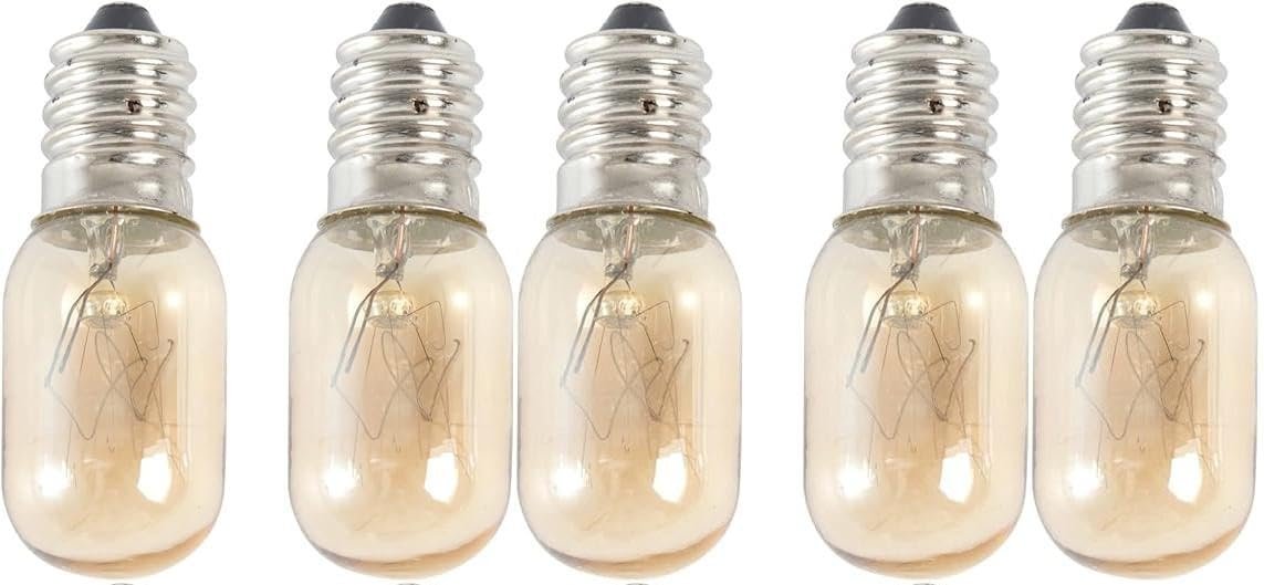 SUPER SHINE E14 Fridge Freezer Light Bulbs, 10W, Yellow, Pack fridge light bulb